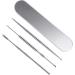 HEALIFTY 3Pcs Stainless Steel Ear Scoop Ear Cleaner Set Curette Earwax Removal Cleaning Tool - Buy Online on GoSupps.com