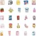 Cute Food and Drink Stickers - 100pcs Kawaii Korean Stickers for Water Bottles, Laptop, Scrapbook, Daily Planner - Ideal for Kids, Teens, Boys, Girls, and Adults - Buy Online on GoSupps.com