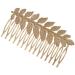 FRCOLOR Bridal Hair Comb Hair Toppers for Women Head Jewellery for Women Headpiece for Women Hair Accessories for Women Wedding Tiaras for Women Bridal Hair Accessories Bride Alloy