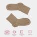 Cosyfeel Women Loose Diabetic Socks | 4-Pack Neuropathy Ankle Socks for Ladies | Super Soft Eco-Friendly Bamboo Material | Durable with Seamless Toe | Multicolour Patterns | 4 Seasons 4-7 LIGHT BEIGE - Buy Online on GoSupps.com