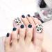 SILPECWEE 16 Sheets Leopard Toe Nail Stickers | Cheetah Print Full Nail Wraps for Women | Self-Adhesive Manicure Sticker for Toes with Nail File - Buy Online on GoSupps.com