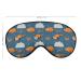 Red Panda Pattern Sleep Mask - Adjustable Elastic Strap for Men and Women - Blackout Eye Cover for Yoga, Travel, Nap - Sleep Better - Buy Online on GoSupps.com