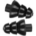 Black Reusable Swimming Ear Plugs | Waterproof Noise Reduction Earplugs with Filter | Prevent Swimmer's Ear - Buy Online on GoSupps.com