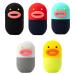 Facial Ice Mold - Silicone Ice Face Roller | Convenient Usage Ice Cube Roller | Versatile Enhancer Cold Face Ice Roller | Long Lasting Duck Ice Mold for Eye Puffiness Brighten & Tighten Skin