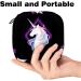 Shop Unicorn Purple Menstrual Pad Bag with Zipper | Ladies Napkin Pouch & Tampons Collection Bag for Women & Girls - Buy Online on GoSupps.com