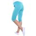 MijaCulture Capri Maternity Trousers - XL Mint | Comfortable Cropped Pants - Buy Online on GoSupps.com
