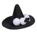 KONTONTY Witch Hat Barrettes Witch Hat Hairpins Black Hair Clips Cosplay Costume Props Headband Black Mini Hat Decor Witch Party Hats Mini Witch Has Women's Accessories Satin Halloween