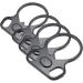 4 Pcs Two Point Slings Adapters - Steel Connection for Outdoor Sports - Black - Buy Online on GoSupps.com
