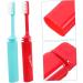 Healeved 2 Pcs Foldable Travel Toothbrush Set - Children's Camping & Outdoor Toothbrushes - Portable Collapsible Oral Care for Guests & Adventures - Buy Online on GoSupps.com