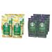 Starbucks Blonde Espresso Roast Coffee Beans 450g bag (Pack of 4) & Espresso Roast Dark Roast Whole Bean Coffee 200 g (Pack of 6)