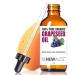 ORGANIC GRAPESEED OIL Anti-Aging Moisturizer - Facial Cleanser in 4 oz Glass Bottle | Unrefined Cold Pressed Grape Seed Oil | Essential to Reduce Skin Wrinkles and Stretch Marks