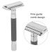 Double Edge Safety Razor for Men - Zinc Alloy Manual Razor for Daily Beard Care (Black) | International Shipping Available - Buy Online on GoSupps.com
