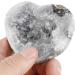Natural Crystal Natural Agate Geode Heart Shape Stone Crystals Halves Stones Slice Specimen Collection Loving Gifts 55-65mm Home Goods (Size : 2pcs) - Buy Online on GoSupps.com