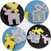 Cabilock Cookie Stencils 2 Pcs DIY Glue Mold Christmas STO Candle Molds The Kid Manual Art Mold Child Fudge Blocks - Buy Online on GoSupps.com