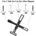 Virtcooy Cat Eye Magnet Tool | Magnetic Nails Polish Wand - Nail Design Tools Professional Cat Eye Stick for Salon Manicure Black - Buy Online on GoSupps.com