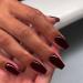 Dark Red Press On Nails - Medium Short Square & Ballerina Coffin Shape | 24 PCS Glossy Acrylic Fake Nails | Xcreando Spring Summer Collection - Buy Online on GoSupps.com