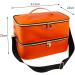 Folpus Nail Polish Organizer Nail Organizers Double Layer Nail Supplies Travel Nail Kits Nail Polish Storage Box Handbag for Home Orange - Buy Online on GoSupps.com