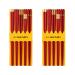 10 Pairs Chopstick for Plastic Reusable Eating Wooden Valentines Chop Red Chopsticks Frying Kitchen Wood Hair Day Tablewares Party Cooking Sticks Wedding Japanese Korean Tableware Kitchenware Rojo
