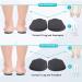 Haofy Gel Heel Pillow for Heel Spurs - 2 Pairs Orthopedic Insoles for Achilles Support - Over Supination & Pronation - Black (4 Pack) - Buy Online on GoSupps.com