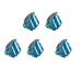 FEIlei Nail Crystal Rhinestones 3D Nail Diamonds Glass Metal Nails Gems Jewels Stone