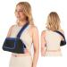 Upgrade Arm Sling for Shoulder Injury  Arm Sling Shoulder Immobilizer with Storage Bag - Blue  Left and Right Arm  Men and Women - Ideal for Torn Rotator Cuff  Surgery  Fracture  Strain