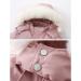 Baby Girls' Pink Waterproof Snowsuit | Kids Ski Jacket Suit 12-18 Months - Buy Online on GoSupps.com