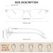 Okh Blue Light Blocking Glasses for Men & Women - Anti-Glare Gaming & Computer Eyewear Round & Rectangle Styles - Reduce Eye Strain & Headaches - Buy Online on GoSupps.com