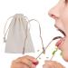 Facynde tongue scraps made of metal tongue gauge cleaner stainless steel-U-shaped cleaning scrub for oral hygiene fresh breath and shape made of antique copper clothes sac