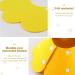 3Pcs Cat Recovery Collar Set - Sunflower Neck Cone for Anti-Licking & Biting - Pink Orange Yellow - Buy Online on GoSupps.com