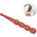 Portable Wooden Massage Tab - Professional Firm Muscle Relaxation & Foot Massager | Mahogany Massage Stick for Arms Legs Neck & Waist - Buy Online on GoSupps.com