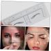 FOMIYES 100pcs Eyebrow Design Ruler Eyebrow Ruler Brow Template Drawing Tool Disposable Positioning Ruler - Buy Online on GoSupps.com