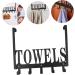 Alipis 1pc Door Hook Hand Towel Hook Towel Hooks Door Towel Hanger Iron Storage Hook Jewelry Back Door - Buy Online on GoSupps.com
