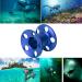 Aluminum Alloy Diving Reel: Lightweight Finger Spool for Free Diving & Snorkeling - Blue - Buy Online on GoSupps.com