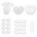 20 pieces (7 pairs+6 stickers) heel protection for high heels silicone high heel pads for women anti -slip shoe pillows for women men self -adhesive heel shoe cushions prevents friction bubbles
