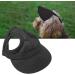 Tnfeeon Pet Baseball Cap for Dogs & Cats | Adjustable Stripes Sunbonnet with Ear Holes | Summer Outdoor Parent-Child Hat (L-Black) - Buy Online on GoSupps.com