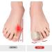 6 Pairs Elastic Toe Separator & Corrector Set for Bunions, Hammertoes - Ideal for Sports, Yoga, Running - Reduce Pressure, Prevent Friction - Soft SEBS Material - Buy Online on GoSupps.com