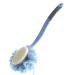 Back Scrubber Brush TEGOOL Body Bath Shower Brush with Bristles and Loofah/Mesh Sponge 16 Inches Long Handle Built-in TPR Material Non-Slip for Exfoliating Massage Men and Women(Blue) Lace Mesh Sponge