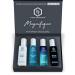 Parag fragrances Unisex Magnifique Liquid Perfume Gift Set/Long Lasting Perfumes For Men & Women/Set Of 4 Pc Of 20Ml Each/Total 80Ml (Musk White Maldives Blue Hawai Blue Black Royal)