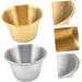 Zerodeko 4pcs Stainless Steel Dipping Sauce Cup Soy Sauce Cup Sushi Dipping Bowl Metal Sauce Cups Ketchup Dip Bowls Soup Japanese Soy Sauce Desert Dishes Household Soy Sauce Bowl - Buy Online on GoSupps.com