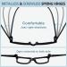 GUD Oversized Reading Glasses - Stylish 6 Pack with Screwless Spring Hinge for Men & Women | +1.50 Magnification - International Shipping Available - Buy Online on GoSupps.com