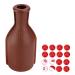 DGZZI Billiard Pool Shaker Pool Snooker Billiard Table Kelly Pool Shaker Bottle with Red and White Tally Peas Brown