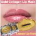Buy 5 Pack 24K Gold Collagen Lip Treatment Masks | Hydrating Anti-Aging Lip Patches for Plumper Softer Lips - Buy Online on GoSupps.com