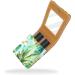 Buy Leather Lipstick Case with Mirror - Mini Lip Gloss Organizer | Tropical Fruit Flower Design - Buy Online on GoSupps.com
