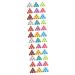 FRCOLOR 400 Pcs Pigeon Foot Ring Pets Racing Pigeon Ankle Bands Poultry Distinguish Marker Pigeon Racing 1.1x0.8cmx4pcs Random Colorx4pcs