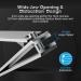 Kaasage Professional Stainless Steel Nail Clipper and File - Heavy Duty Cutter with Ergonomic Long Handle for Men, Women, Seniors - Silver - Buy Online on GoSupps.com
