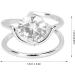 Rhinestone Fingernail Ring - Adjustable Finger Tip Nail Art Charm for Women/Girls - Silver 3053 - Buy Online on GoSupps.com