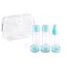 Glamza Travel Clear Plastic Perfume Atomizer Empty Spray Bottle Jar Pot Cream Makeup UK (Green)