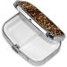 Leopard Skin Square Pill Box Portable Travel Medicine Organizer for Easy Daily Dose Management - Buy Online on GoSupps.com