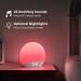 REACHER LIGHTWAKE: 3 Alarm Tones 20 Natural Sleep Sounds Dimmable 7-Color Night Light for Kids & Adults - Perfect Bedroom Companion - Buy Online on GoSupps.com