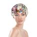 Love Heart Painting Shower Cap - Waterproof, Fits All Sizes & Hair Textures - Women's Bath Cap - Buy Online on GoSupps.com